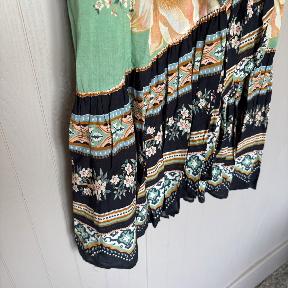 Anthropology Farm Rio Floral Print Monica Wrap Dress size XS - Picture 8 of 16